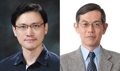 SNU Professor HAN Seungwu (left) and UTokyo Professor Satoshi WATANABE